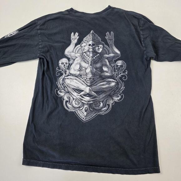 Unus Annus Shirt Mens Large Black Long Sleeve Sacred Graphic YouTube Markiplier - Picture 2 of 9